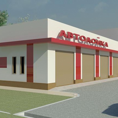 Двухэтажная автомойка на 4 поста